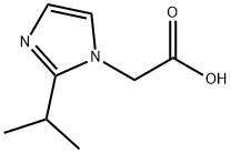 2-[2-(丙-2-基)-1H-咪唑-1-基]乙酸 结构式