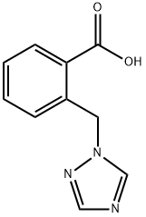 2-(1H-1,2,4-三唑-1-基甲基)苯甲酸 结构式