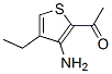 Ethanone, 1-(3-amino-4-ethyl-2-thienyl)- (9CI) 结构式