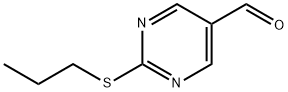 2-丙基磺酰基-嘧啶-5-甲醛 结构式