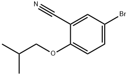 5-bromo-2-isobutoxy benzonitirle 结构式