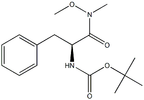 BOC-PHE-甲氧基甲胺 结构式