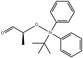 (S)-2-(叔丁基二苯基硅烷氧基)丙醛 结构式