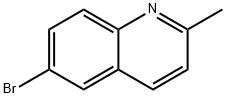 6-溴-2-甲基喹啉 结构式
