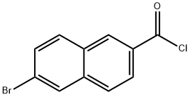 6-broMo-2-naphthoyl chloride 结构式