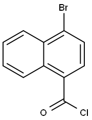 4-溴-1-萘甲酰氯 结构式