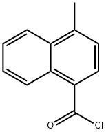 4-甲基-1-萘甲酰氯 结构式