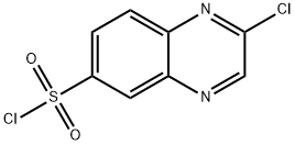6-Quinoxalinesulfonyl chloride, 2-chloro- 结构式