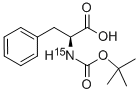 BOC-PHE-OH-15N 结构式