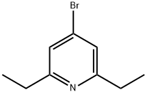 4-溴-2,6-二乙基吡啶 结构式