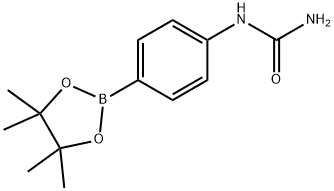 4-(脲)苯基硼酸频哪醇酯 结构式