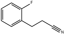 3-(2-氟苯基)丙腈 结构式