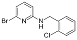 6-BROMO-N-[(2-CHLOROPHENYL)METHYL]-2-PYRIDINAMINE 结构式