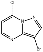 3-溴-7-氯吡唑并[1,5-A]嘧啶 结构式