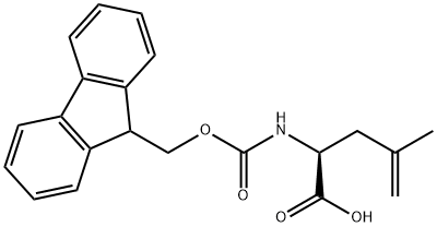 FMOC-(S)-甲基烯丙基甘氨酸 结构式
