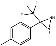 3-(4-Methylphenyl)-3-(trifluoromethyl)diaziridine 结构式