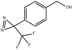 4-[3-(TRIFLUOROMETHYL)-3H-DIAZIRIN-3-YL]BENZYL ALCOHOL 结构式