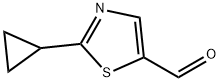 2-环丙基噻唑-5-甲醛 结构式