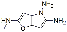 4H-Furo[3,2-b]pyrrole-2,4,5-triamine,  N2-methyl- 结构式