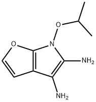 6H-Furo[2,3-b]pyrrole-4,5-diamine,  6-(1-methylethoxy)- 结构式
