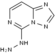 1-([1,2,4]TRIAZOLO[1,5-F]PYRIMIDIN-5-YL)HYDRAZINE 结构式