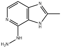 3H-Imidazo[4,5-c]pyridine,  4-hydrazinyl-2-methyl- 结构式