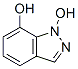 1H-Indazol-7-ol,  1-hydroxy- 结构式