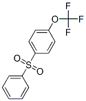 1-(phenylsulphonyl)-4-(trifluoromethoxy)benzene 结构式