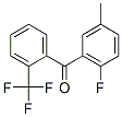 6'-fluoro-3'-methyl-2-(trifluoromethyl)benzophenone 结构式