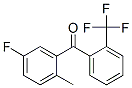 5'-fluoro-2'-methyl-2-trifluoromethylbenzophenone 结构式