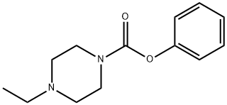 4-ETHYL-PIPERAZINE-1-CARBOXYLIC ACID PHENYL ESTER 结构式