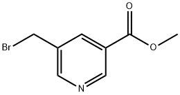 5-(溴甲基)烟酸甲酯 结构式