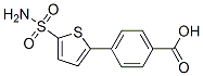4-(5-Aminosulfonylthiophen-2-yl)benzoic acid 结构式