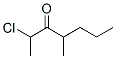 2-氯-4-甲基-3-庚酮 结构式