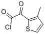 2-Thiopheneacetyl chloride, 3-methyl-alpha-oxo- (9CI) 结构式