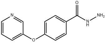 4-(吡啶-3-氧基)苯甲酰肼 结构式