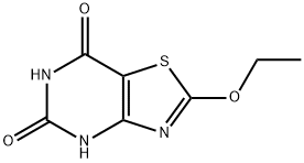 Thiazolo[4,5-d]pyrimidine-5,7(4H,6H)-dione, 2-ethoxy- (9CI) 结构式