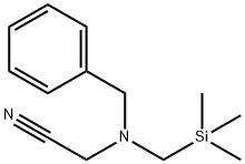 N-benzyl-N-(trimethylsilylmethyl)aminoacetonitrile 结构式