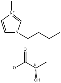 1-丁基-3-甲基咪唑乳酸盐 结构式