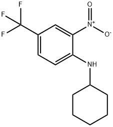N-环己基-2-硝基-4-(三氟甲基)苯胺 结构式