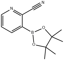 2-氰吡啶-3-硼酸频哪酯 结构式