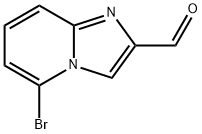5-溴咪唑并[1,2-A]吡啶-2-甲醛 结构式