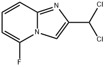 2-(DICHLOROMETHYL)-5-FLUOROIMIDAZO[1,2-A]PYRIDINE 结构式