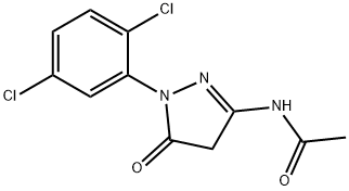 1-(2,5-二氯苯基)-3-丙烯酰胺基-5-吡唑酮 结构式