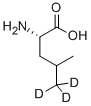 L-亮氨酸-D3 结构式