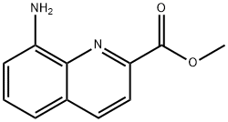 2-Quinolinecarboxylicacid,8-amino-,methylester(9CI) 结构式