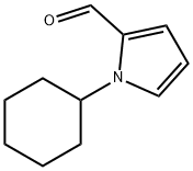 1-CYCLOHEXYL-1H-PYRROLE-2-CARBALDEHYDE 结构式