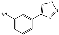 3-(1,2,3-噻二唑-4-基)苯胺 结构式