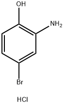 2-氨基-4-溴苯酚盐酸盐 结构式