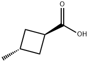 反式-3-甲基环丁酸 结构式